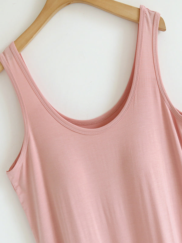 U-Neck Modal Dress Built-in Bra