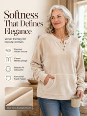 Women's Golden Velvet Sweatshirt