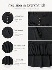 Waist-Cinching Dress With Heart Decoration