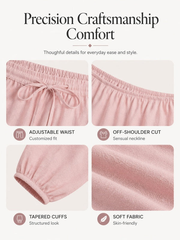 Women's Casual Two-Piece Set with Pockets