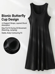 Built-in bra cooling-feel dress