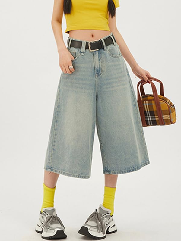 Y2K Baggy Bermuda Denim Shorts