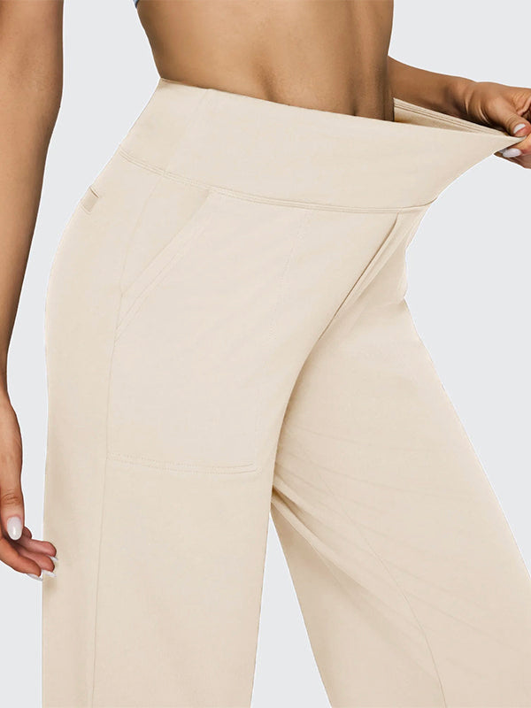 Women Wide Leg Yoga Pants with Pockets