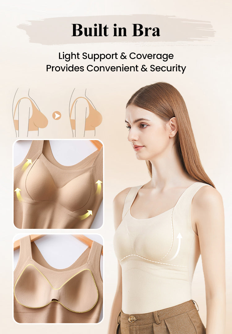 Integrated Built-In Bra
