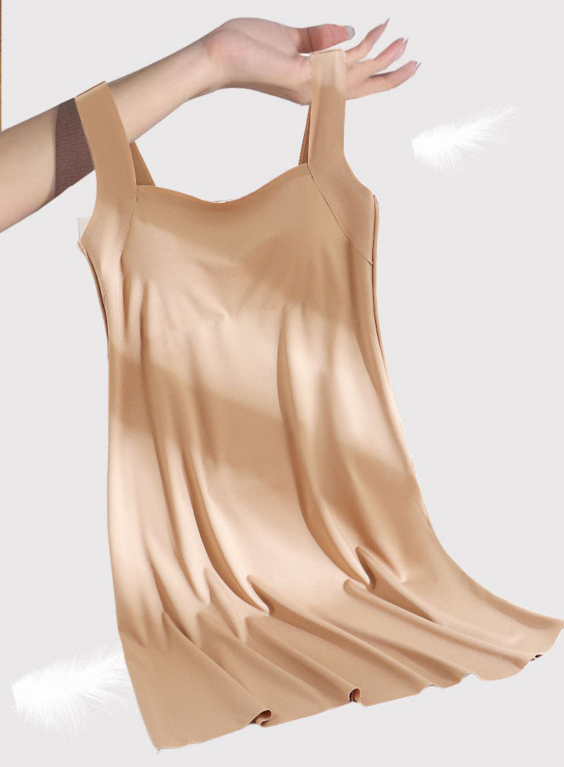 Full Length Seamless Lounge Dress with Bra