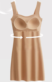 Full Length Seamless Lounge Dress with Bra