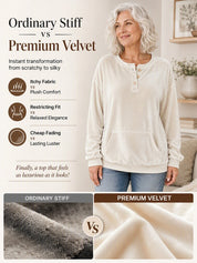Women's Golden Velvet Sweatshirt