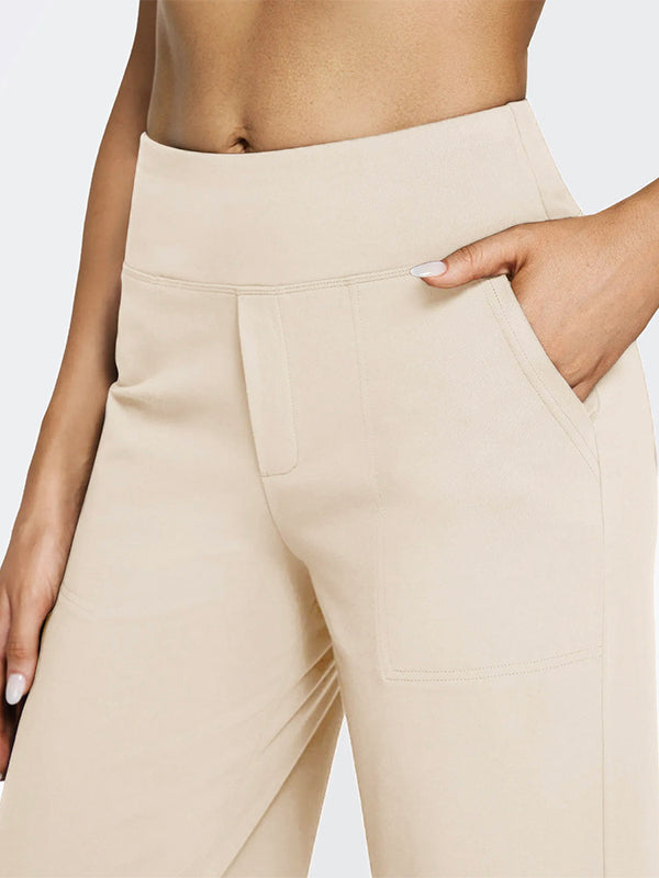 Women Wide Leg Yoga Pants with Pockets