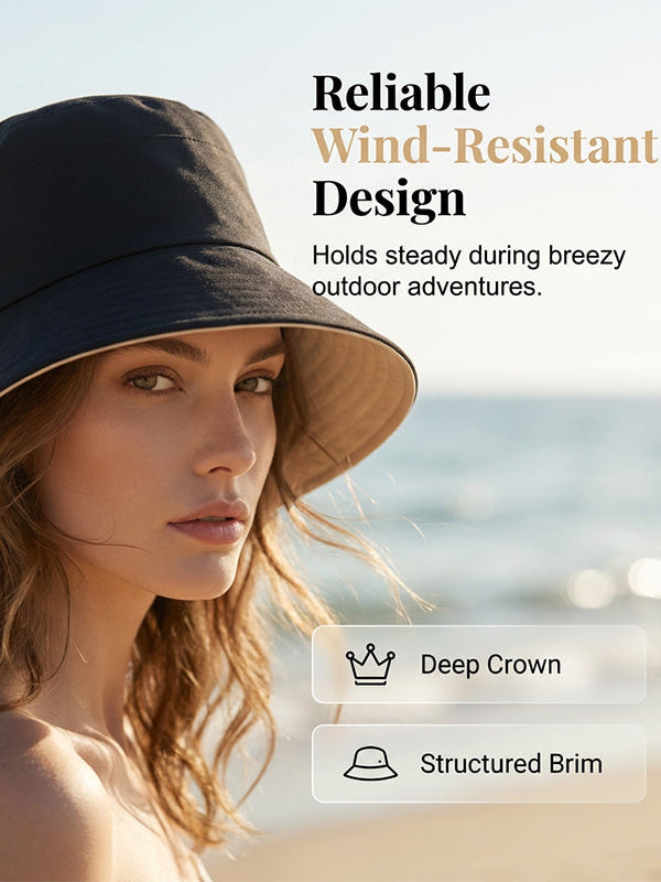 Women's Bow-Tie Wide-Brimmed Sun Hat