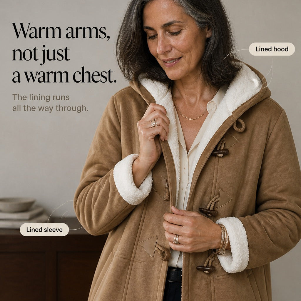 Warm arms, not just a warm chest