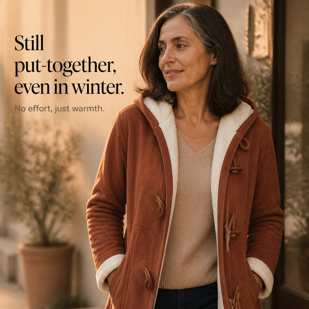 One coat finishes the whole outfit