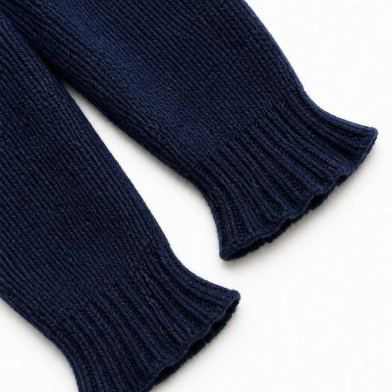 Ribbed Cuffed Sleeves