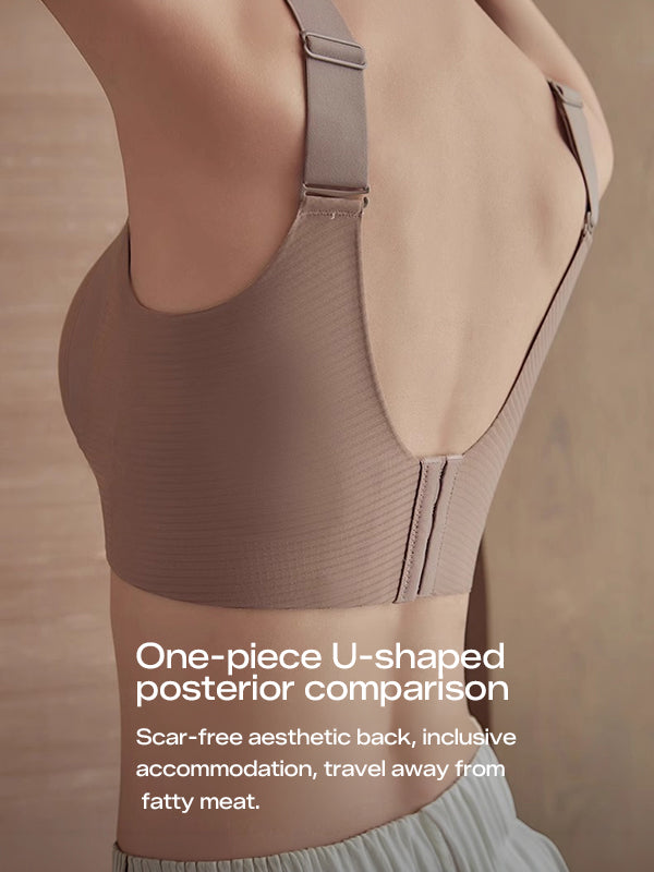 Comfortable Ribbed Wire-Free Support Bra
