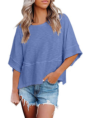 Women's Casual Crewneck Half Sleeve T-Shirts