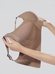 Comfortable Ribbed Wire-Free Support Bra