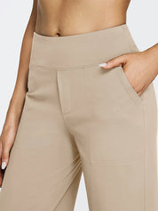 Loose High-Waist Stretch Casual Pants