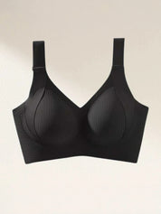 Comfortable Ribbed Wire-Free Support Bra