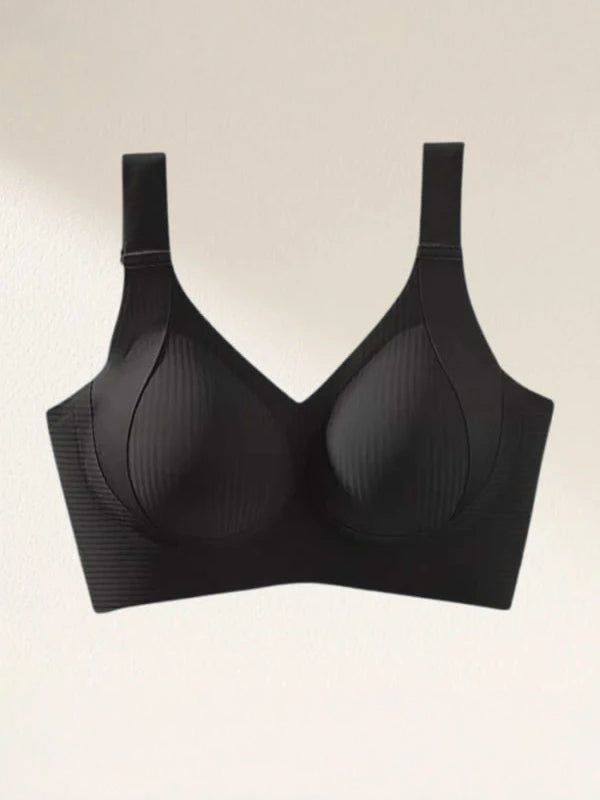 Comfortable Ribbed Wire-Free Support Bra