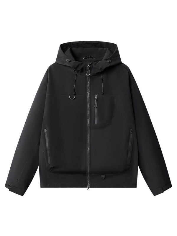 Unisex Lightweight Hiking Jacket – Waterproof, Hooded & Packable