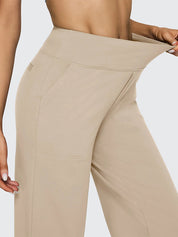 Loose High-Waist Stretch Casual Pants