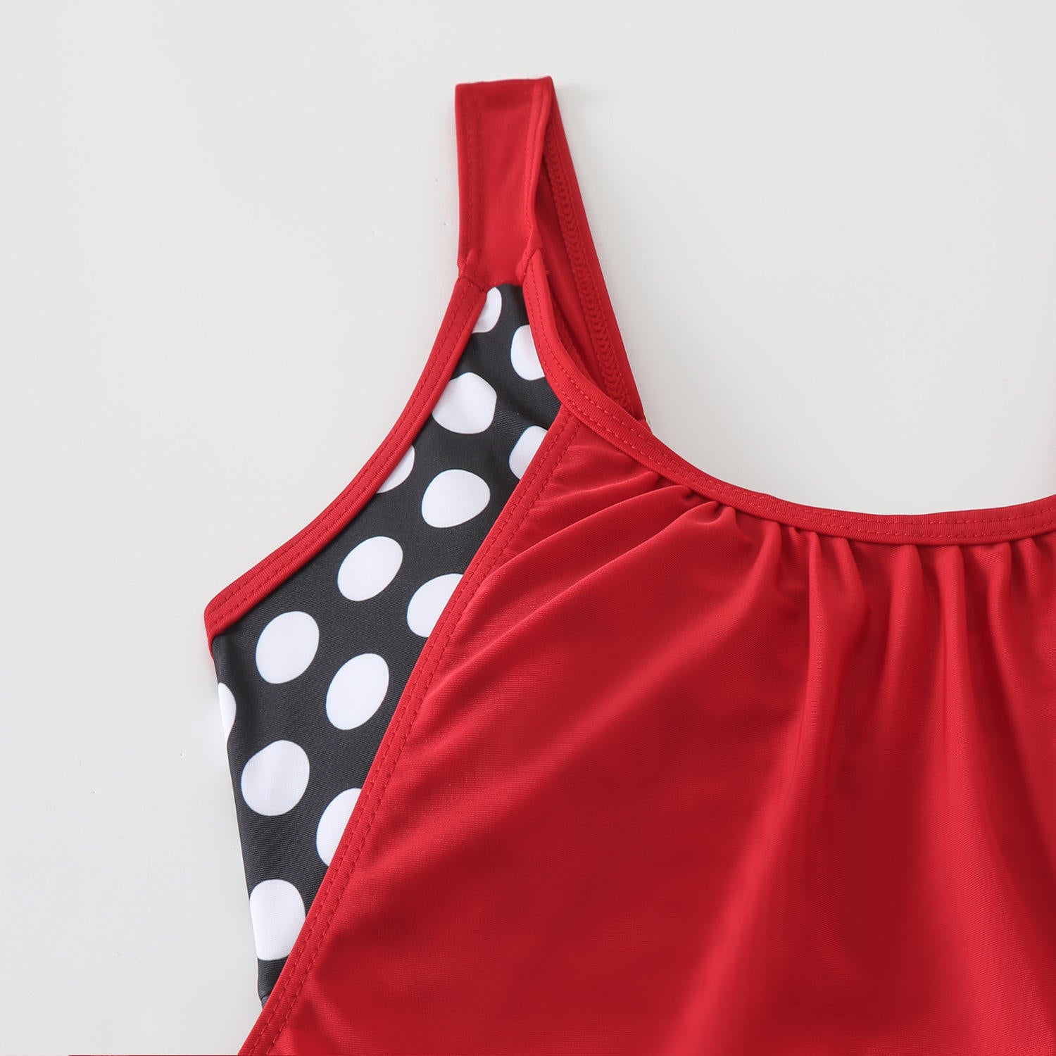 Tankini Swimsuit Set with Adjustable Sides