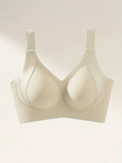 Comfortable Ribbed Wire-Free Support Bra