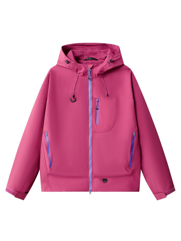 Unisex Lightweight Hiking Jacket – Waterproof, Hooded & Packable