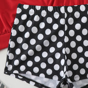 Tankini Swimsuit Set with Adjustable Sides