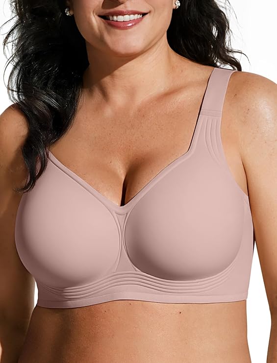 Womens Wireless Jelly Comfort Bra Full Supportive