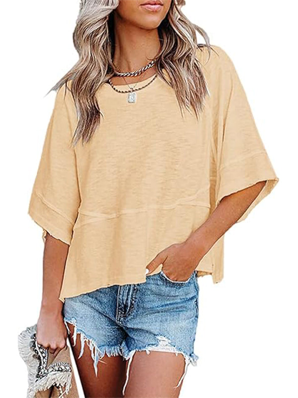 Women's Casual Crewneck Half Sleeve T-Shirts