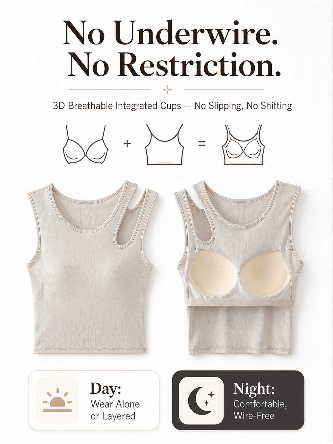 Bra Tank Top Shoulder Straps