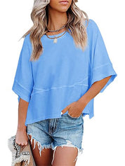Women's Casual Crewneck Half Sleeve T-Shirts