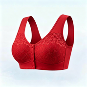 Front Closure Breathable Cotton Lifting Bra