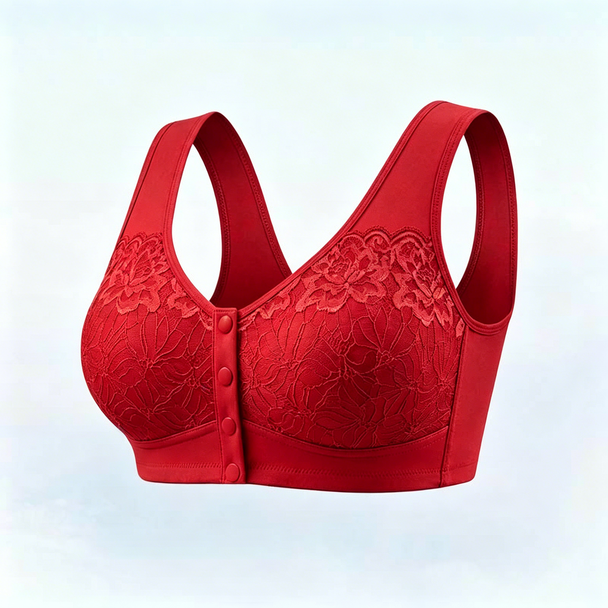 Front Closure Breathable Cotton Lifting Bra