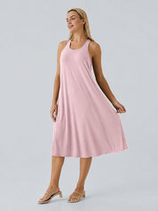 Loose Camisole Dress with Built-in Bra