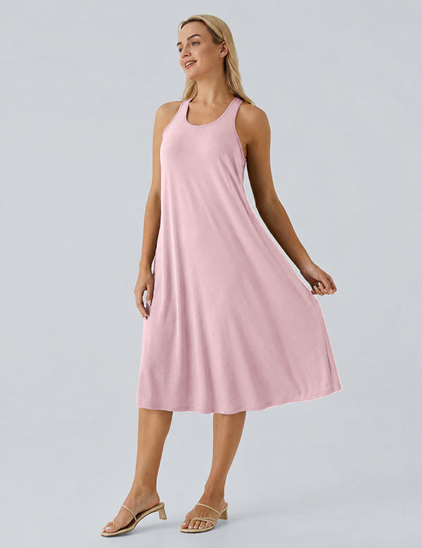 Loose Camisole Dress with Built-in Bra