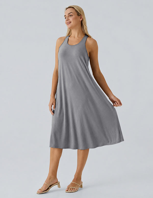 Loose Camisole Dress with Built-in Bra