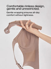 Comfortable Ribbed Wire-Free Support Bra
