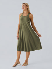 Loose Camisole Dress with Built-in Bra