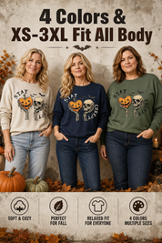 Retro Stay Creepy Halloween Sweatshirt