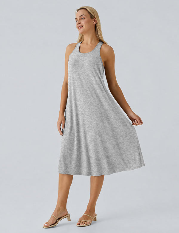 Loose Camisole Dress with Built-in Bra