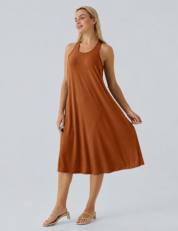 Loose Camisole Dress with Built-in Bra