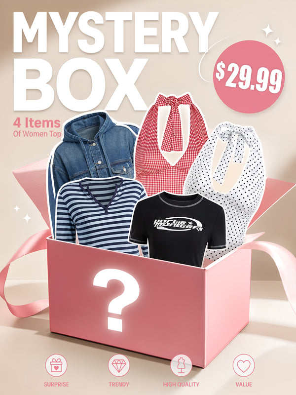 EMMIOL Mystery Box [4 Items Of Women Top]