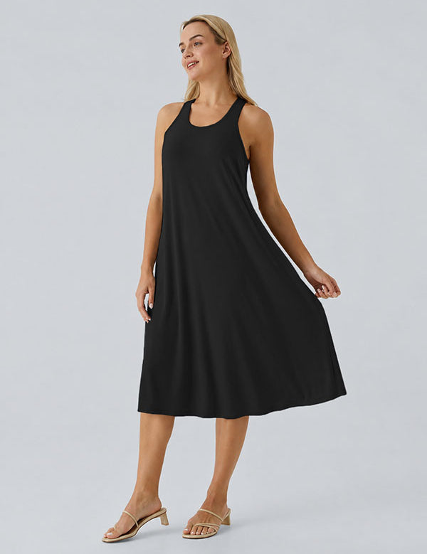 Loose Camisole Dress with Built-in Bra
