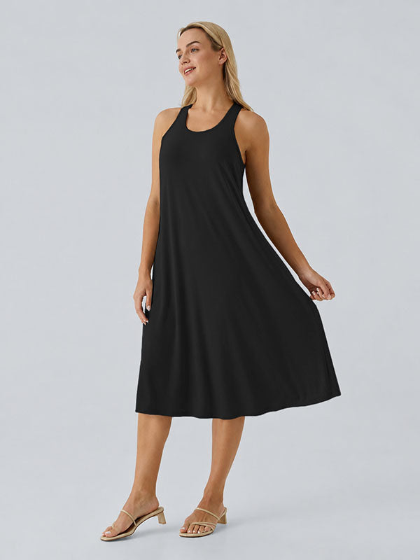 Loose Camisole Dress with Built-in Bra