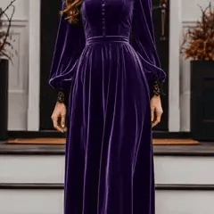 Deep Velvet-Look Fabric