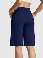 Knee Length Shorts with Pockets