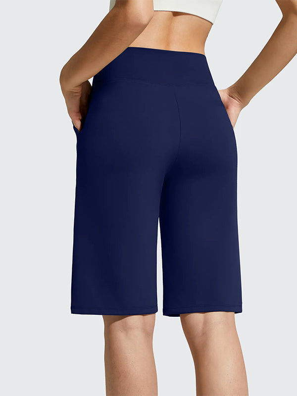 Knee Length Shorts with Pockets