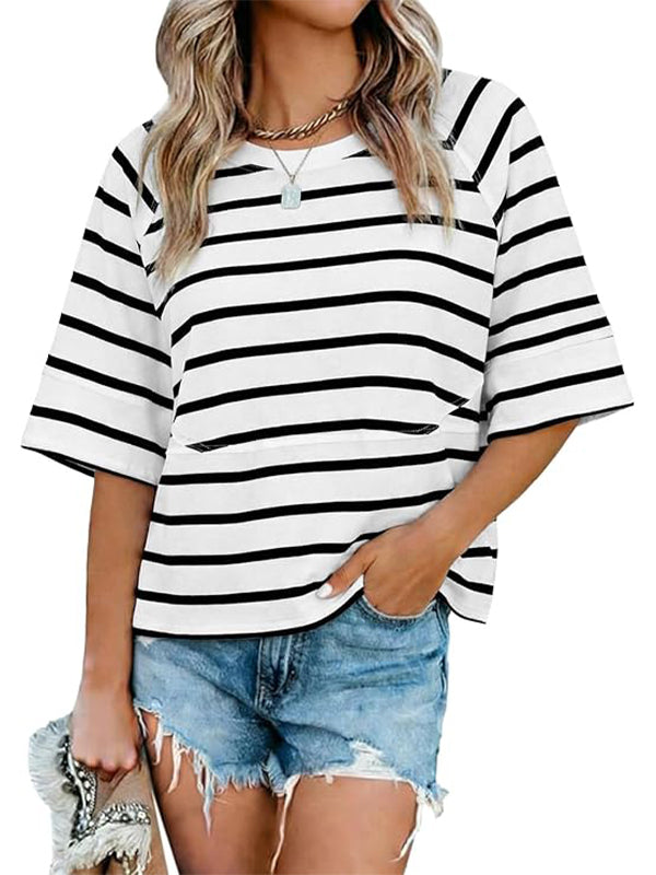 Women's Casual Crewneck Half Sleeve T-Shirts