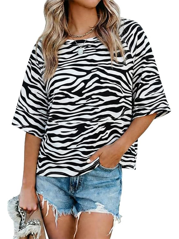 Women's Casual Crewneck Half Sleeve T-Shirts